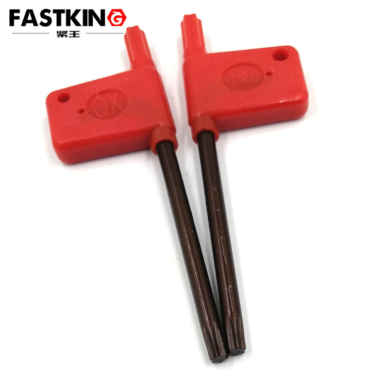 Ключи Torx с короткой ручкой и красной маркировкой «Красное знамя» из инструментальной стали S2